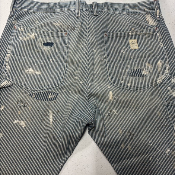 Ralph Lauren Denim & Supply Men's Striped Distressed Jeans Size 36-32 - Picture 9 of 13